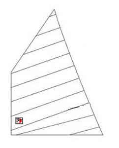 Vela mayor - GAFF / GUNTER - Jeckells - vela de proa / vela de viento portante / para velero tradicional