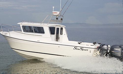 Cabin-cruiser fueraborda - KENAI 2600 - Sea Sport, Inc - con hard-top / de pesca deportiva / con 4 literas