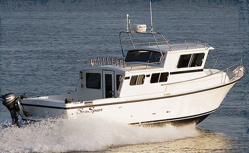 Cabin-cruiser intraborda - ALASKAN PILOT 2600 - Sea Sport, Inc - con hard-top / de pesca deportiva / con 4 literas