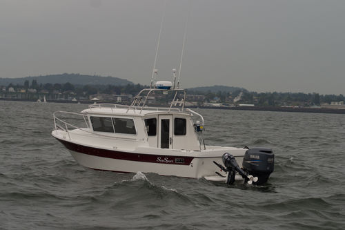 Cabin-cruiser fueraborda - SPORTSMAN 2200 - Sea Sport, Inc - con hard-top / de pesca deportiva / con 4 literas