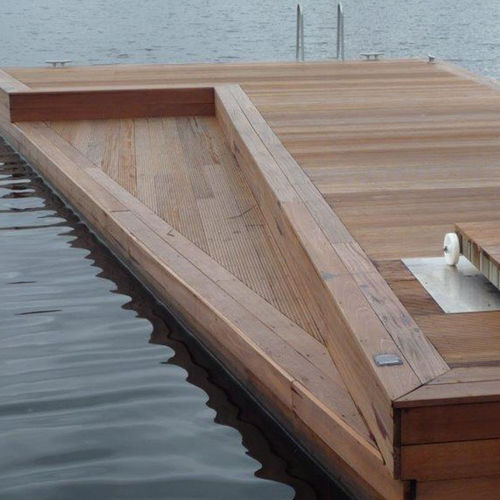 Revestimiento de pantalán de madera - SF MARINA