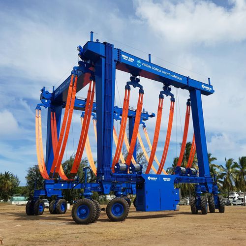 Travel lift con dirección en todas las ruedas - MBH 350 - CIMOLAI TECHNOLOGY SPA - para cargas pesadas