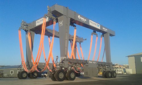 Travel lift con dirección en todas las ruedas - MBH 560 - CIMOLAI TECHNOLOGY SPA - para cargas pesadas