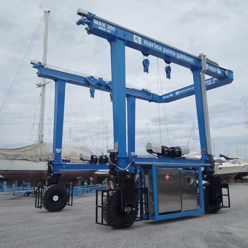 Travel lift en U - MBH 30 - CIMOLAI TECHNOLOGY SPA - eléctrico