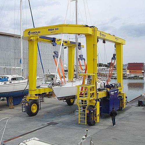 Travel lift controlado a distancia - MBH 80 - CIMOLAI TECHNOLOGY SPA - en U