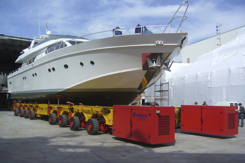 Remolque para trabajos pesados - MBT 200 - CIMOLAI TECHNOLOGY SPA - para astillero naval / hidráulico / autopropulsado
