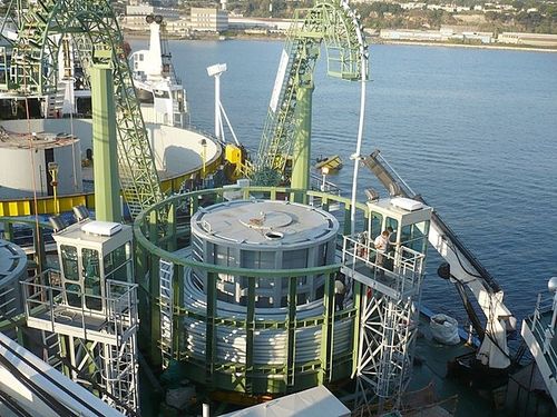 Plataforma rotativa de tendido de cables para buques cableros - SPE 700 - CIMOLAI TECHNOLOGY SPA
