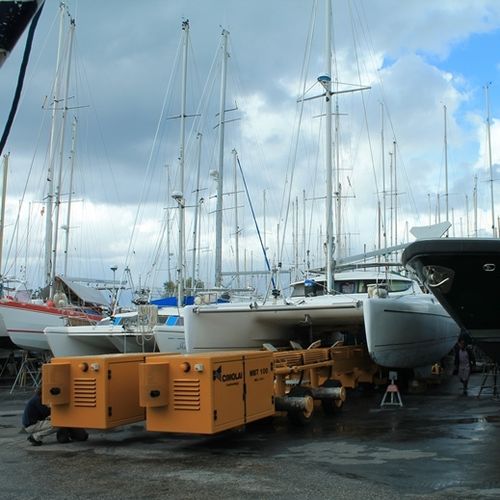 Remolque de manipulación - MBT 100 - CIMOLAI TECHNOLOGY SPA - para astillero naval / autopropulsado / controlado a distancia
