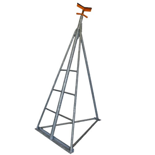 Pie de puesta en dique para velero - SB15G   - Brownell Boat Stands - ajustable / galvanizado / con escalera