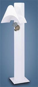 Torreta de suministro de agua - International Dock Products, Inc. - para pantalán / de aluminio / con enrollador de tubo