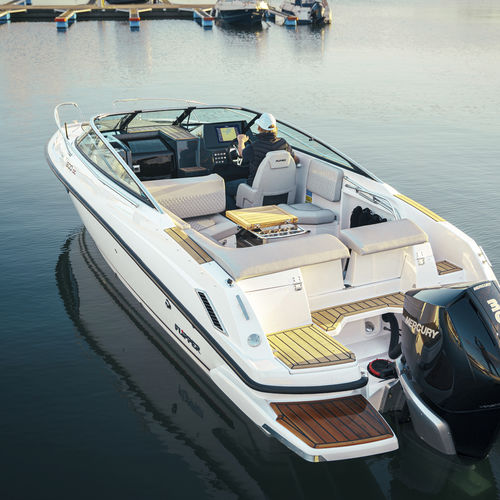 Cabin-cruiser fueraborda - 800 DC - Flipper - open / con doble consola / 8 personas máx.