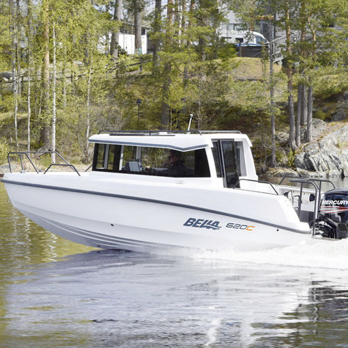 Day-cruiser fueraborda - 620 C - Bella Boats Oy - con cockpit cerrado / de travesía / de pesca deportiva