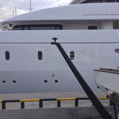 Portabandera para yate - SL - SWISS CARBON Marine Systems - de carbono