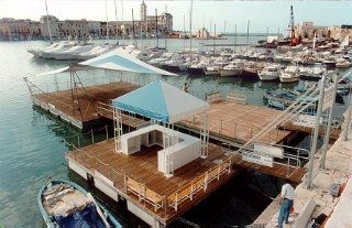 Plataforma flotante - Ingemar - para puerto deportivo