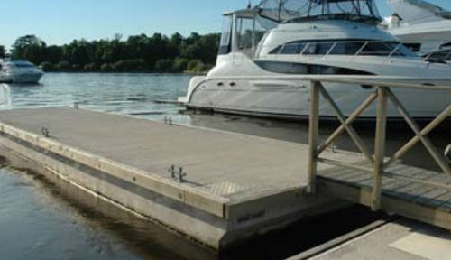 Pantalán flotante - BELLAMER - de amarre / para puerto deportivo / de hormigón