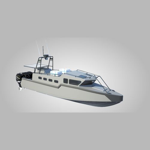 Barco profesional fueraborda - COMBAT INTERCEPTOR - North Sea Boats