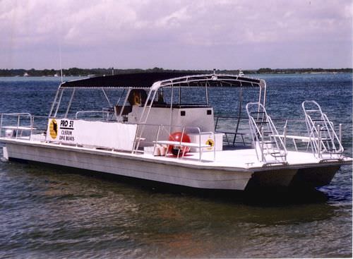 Barco profesional barco turístico - PRO 51 - Island Hopper International Boat Works, Inc. - trimarán / intraborda