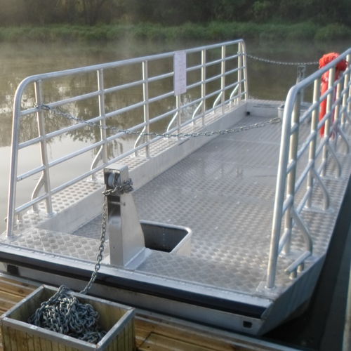 Transbordador con cadena - BAC A CHAÎNE EN ALUMINIUM - BORD A BORD
