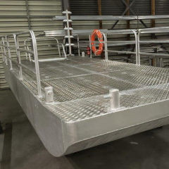 Barco profesional gabarra de trabajo - 600 - BORD A BORD - fueraborda / de aluminio / Bureau Veritas