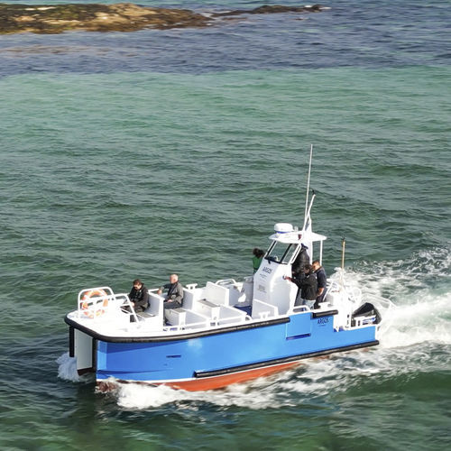 Barco profesional barco de pasajeros - ARGOCAT 750 - BORD A BORD - fueraborda / de aluminio / Bureau Veritas