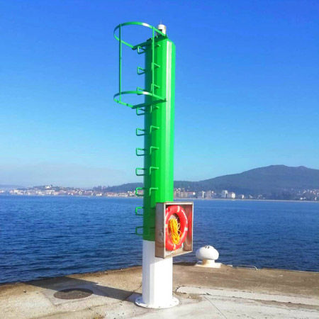 Poste indicador de puerto de señalización - ALT 3 - Almarin - fijo / terrestre