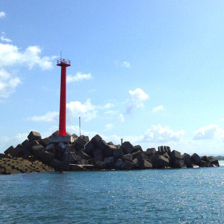 Poste indicador de puerto de señalización - ALT 7 - Almarin - fijo / terrestre