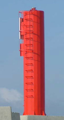 Poste indicador de puerto de señalización - ALT 5 - Almarin - fijo / terrestre