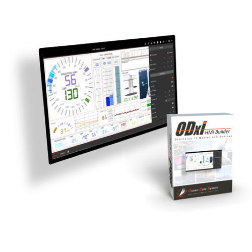 Software de análisis - ODxI : HMI Builder  - OCEAN DATA SYSTEM - de vigilancia / diario de navegación electrónico / de control