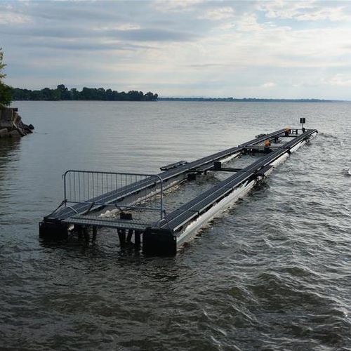 Rompeolas flotante - KROPF MARINE - de acero