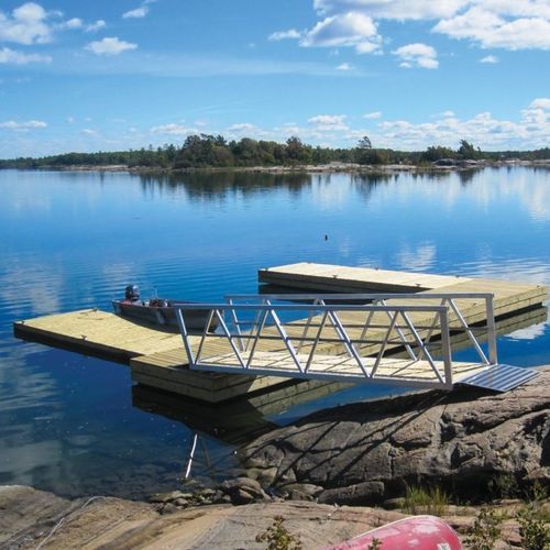 Pantalán flotante - RESIDENTIAL  - KROPF MARINE - de amarre / para puerto deportivo / de madera