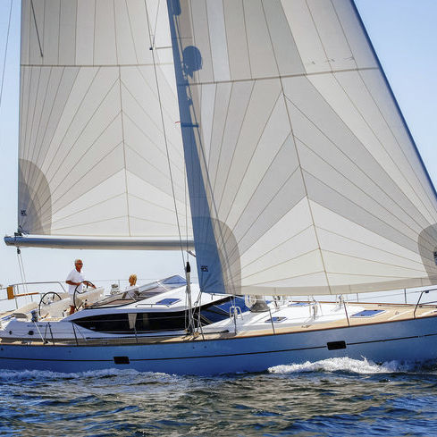 Vela mayor - Spectra - UK-Halsey International - para velero de crucero / corte radial / de membrana