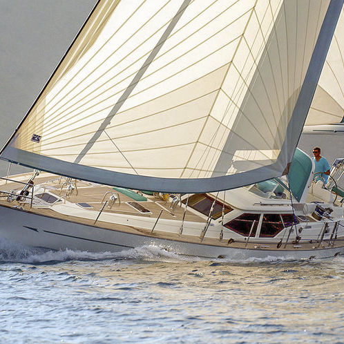 Génova - HydraNet - UK-Halsey International - para velero de crucero / corte radial / de poliéster