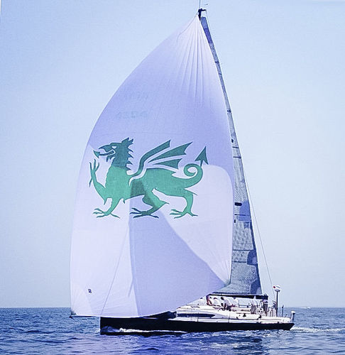 Spinnaker asimétrico - A1 - UK-Halsey International - para velero de carrera / de nailon