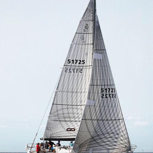 Vela mayor - X-Drive - UK-Halsey International - para velero de carrera / de carbono / full-batten