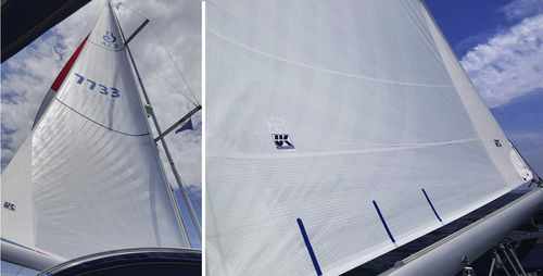 Vela mayor - Silver  - UK-Halsey International - para velero de crucero / de poliéster / de carbono