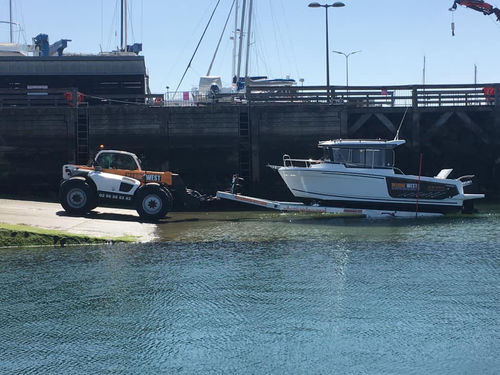 Remolque de manipulación - QUICKLEV  - Nautipark - de varada / para barco / para astillero naval