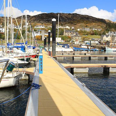 Pantalán flotante - Inland and Coastal Marina Systems Ltd. - de amarre / para puerto deportivo / de acero galvanizado