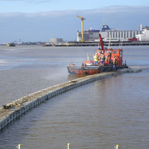 Pantalán flotante - Pont de St Nazaire - Cubisystem - de trabajo / para puerto deportivo