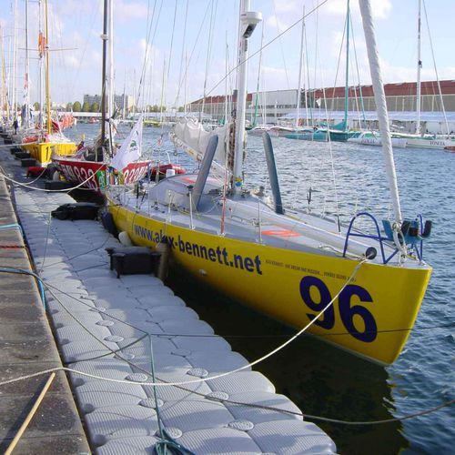 Pantalán flotante - Transat Jacques Vabre - Cubisystem - modular / de amarre / para puerto deportivo