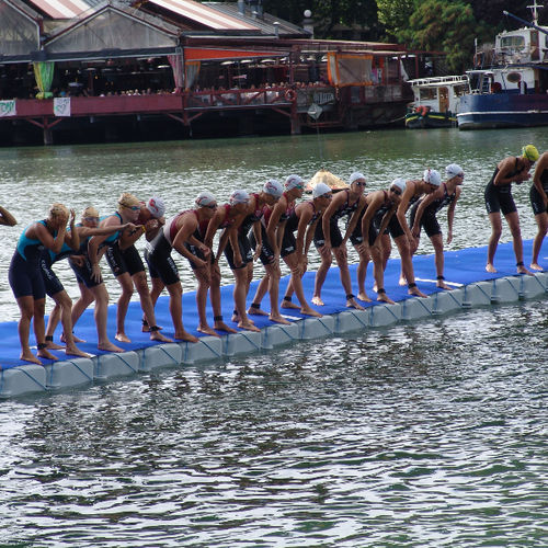 Pantalán flotante - Triathlon - Cubisystem - de amarre / para puerto deportivo / para centro de ocio