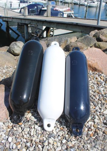 Defensa para barco - 312L - DAN-FENDER - cilíndrica / negra / azul