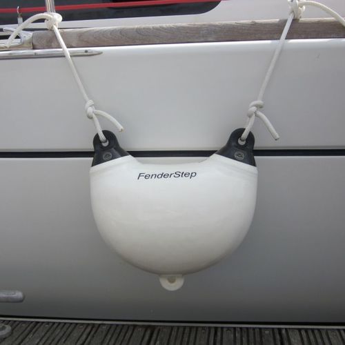 Defensa para barco - FenderStep™ - DAN-FENDER - en forma de arco / negra / azul