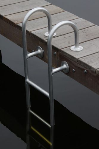 Escalera para pantalán - large - DockAdd Marine Equipment - fija / de baño / de aluminio