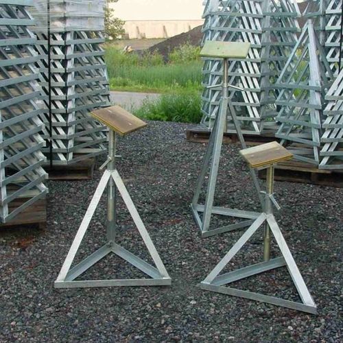 Pie de puesta en dique para barco - P series - CONOLIFT - ajustable / galvanizado