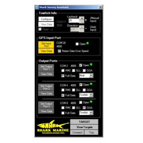Software de navegación - SSA - Shark Marine Technologies - marino / Windows