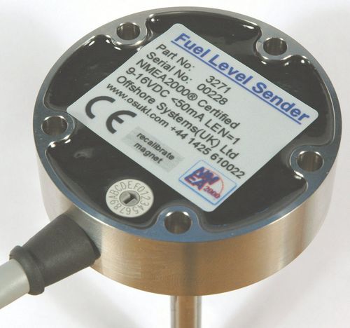 Indicador de nivel - VOLUMETRIC - Oceanic Systems - para barco / con pantalla LED / para depósito de combustible