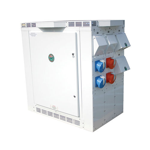 Torreta de suministro eléctrico - MegaYacht - Eaton - para pantalán / de acero inoxidable / compacta