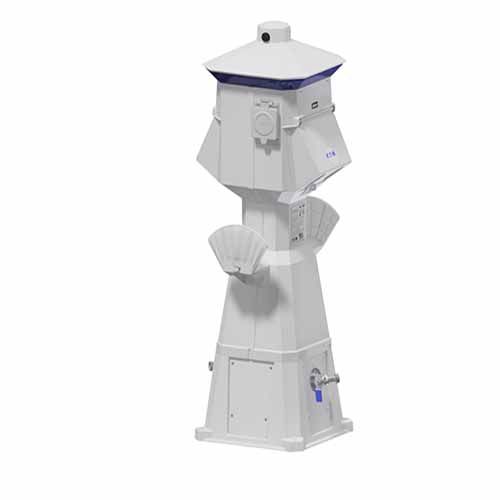 Torreta con iluminación integrada - Lighthouse - Eaton - de suministro eléctrico / para pantalán / LED