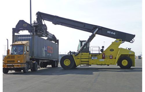 Reach-stacker con spreader superior - RS Series - Hoist Liftruck Mfg., Inc. - para contenedores