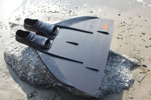 Monoaleta para apnea - LF - Leaderfins - de carbono